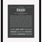 Skadi | Name Art Print