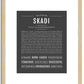 Skadi | Name Art Print