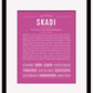 Skadi | Name Art Print