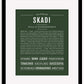 Skadi | Name Art Print