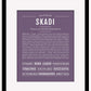 Skadi | Name Art Print