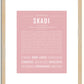 Skadi | Name Art Print