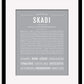 Skadi | Name Art Print
