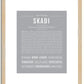 Skadi | Name Art Print