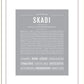 Skadi | Name Art Print