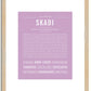 Skadi | Name Art Print