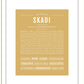 Skadi | Name Art Print