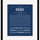 Skadi | Name Art Print