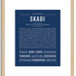 Skadi | Name Art Print