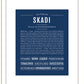 Skadi | Name Art Print