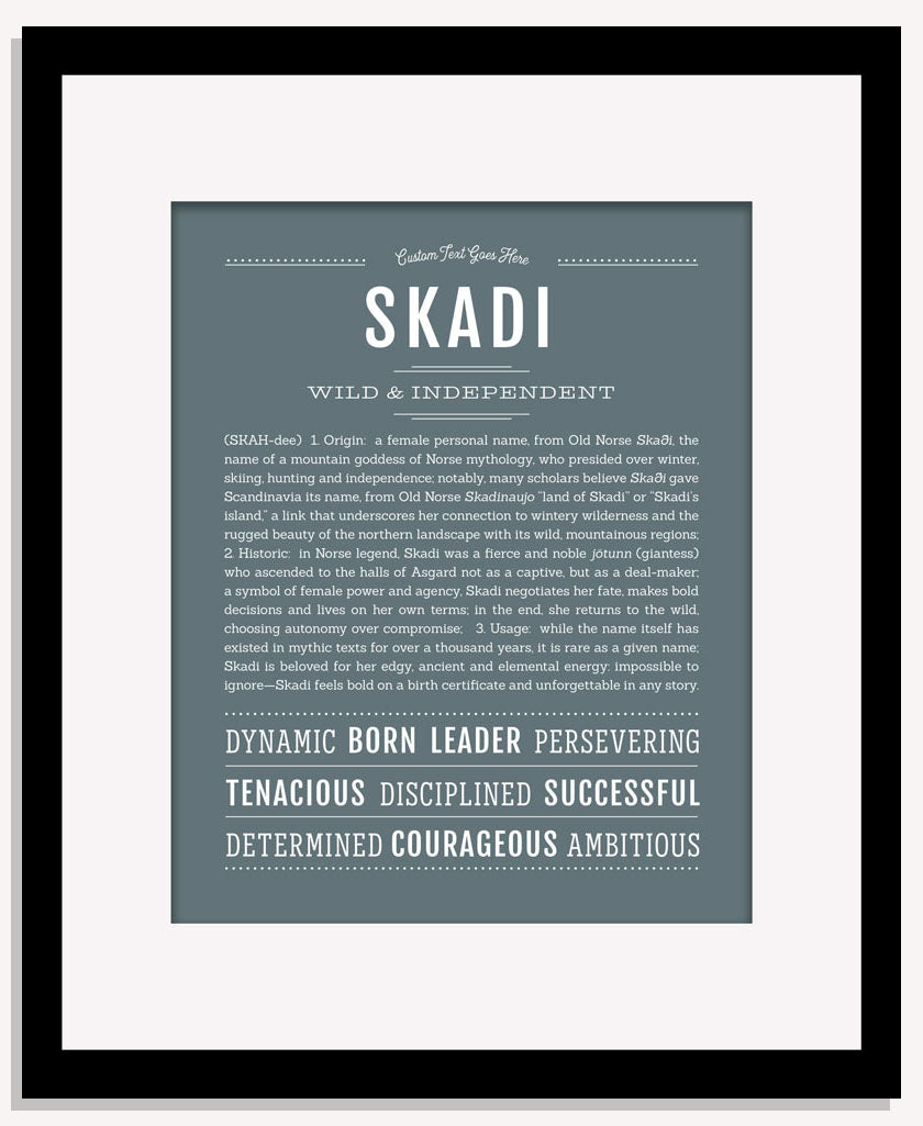 Skadi | Name Art Print