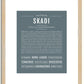 Skadi | Name Art Print