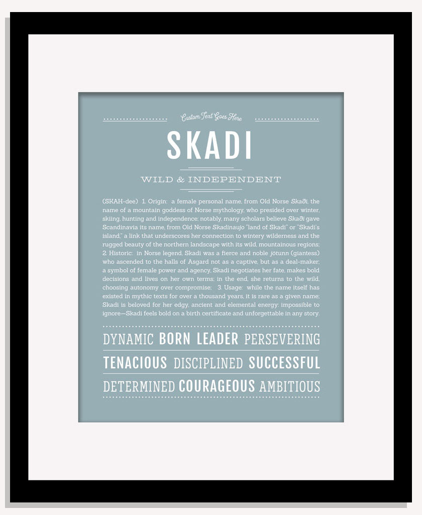 Skadi | Name Art Print
