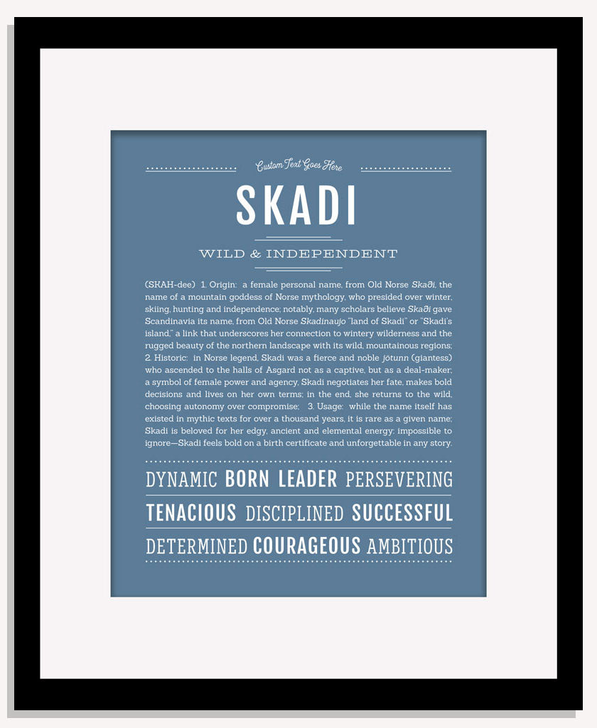 Skadi | Name Art Print