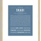 Skadi | Name Art Print