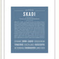 Skadi | Name Art Print