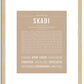 Skadi | Name Art Print