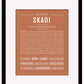 Skadi | Name Art Print