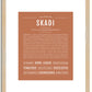 Skadi | Name Art Print