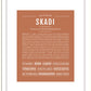 Skadi | Name Art Print