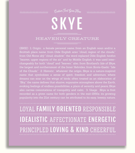 Frame Options | Lilac | No Frame