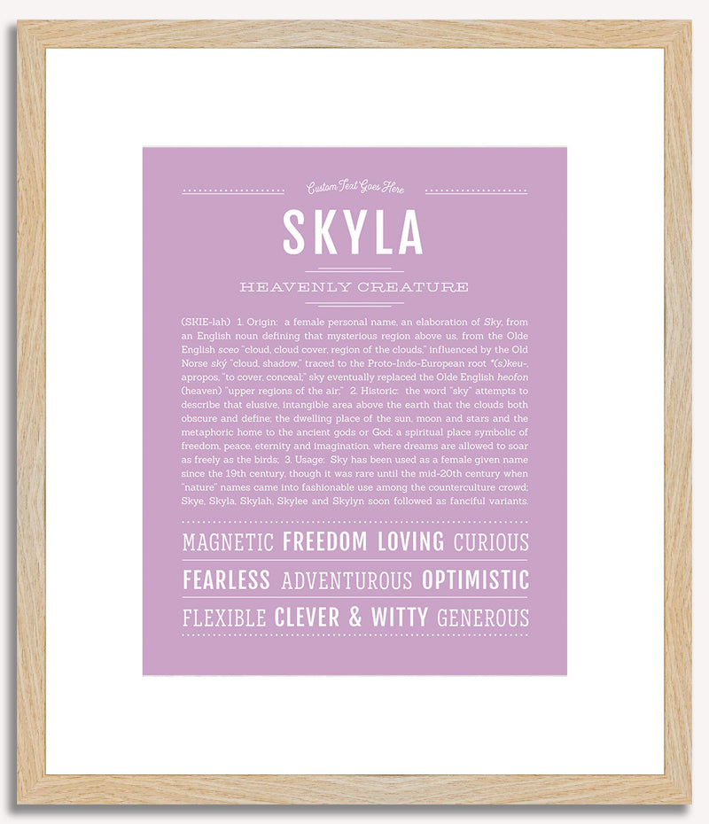 Skyla | Name Art Print