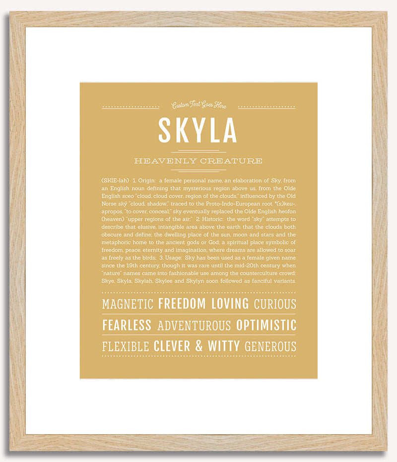 Skyla | Name Art Print