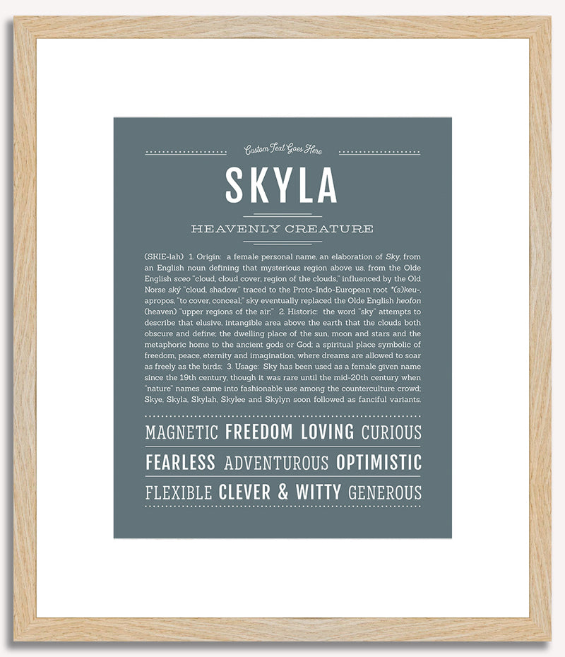 Skyla | Name Art Print