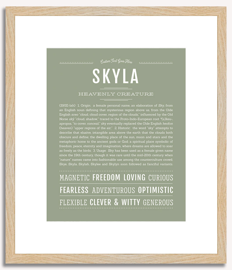 Skyla | Name Art Print