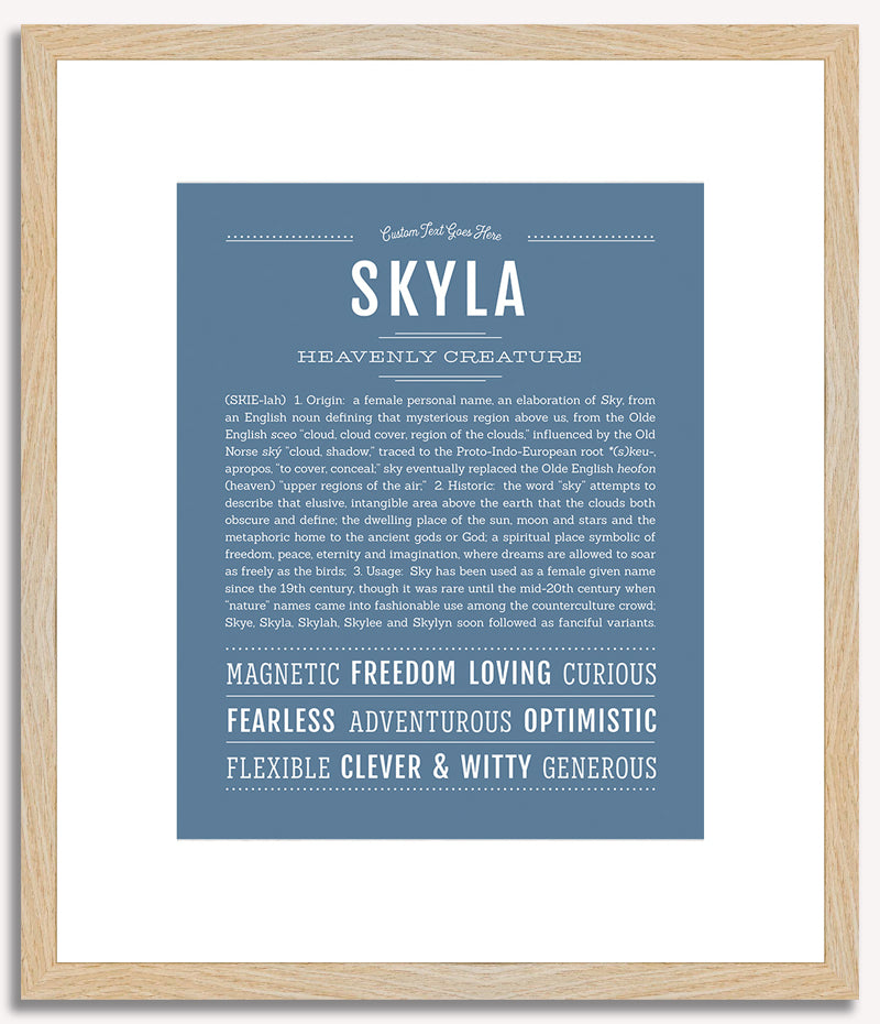 Skyla | Name Art Print