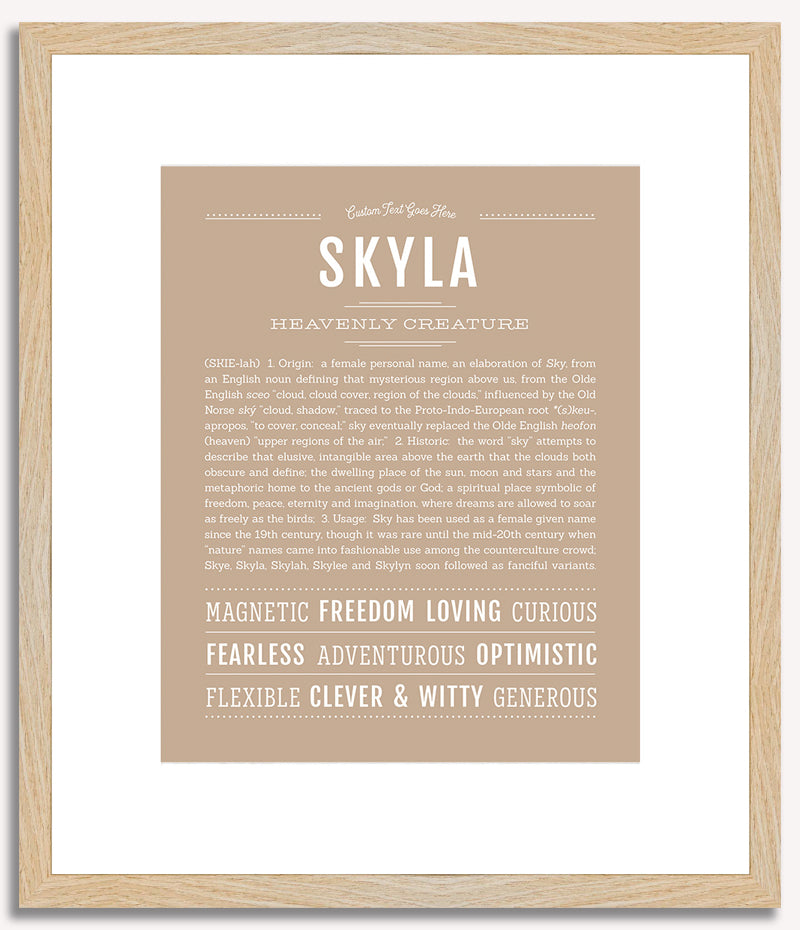 Skyla | Name Art Print