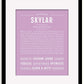 Frame Options | Lilac | Black Frame, Matted