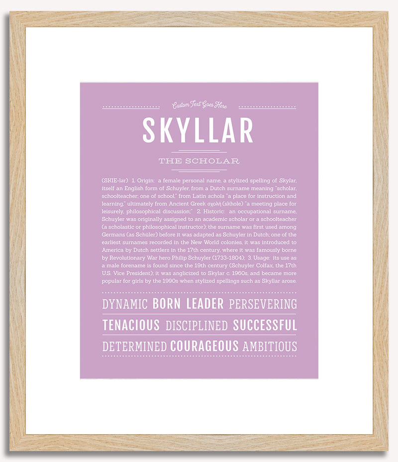 Skyllar | Name Art Print