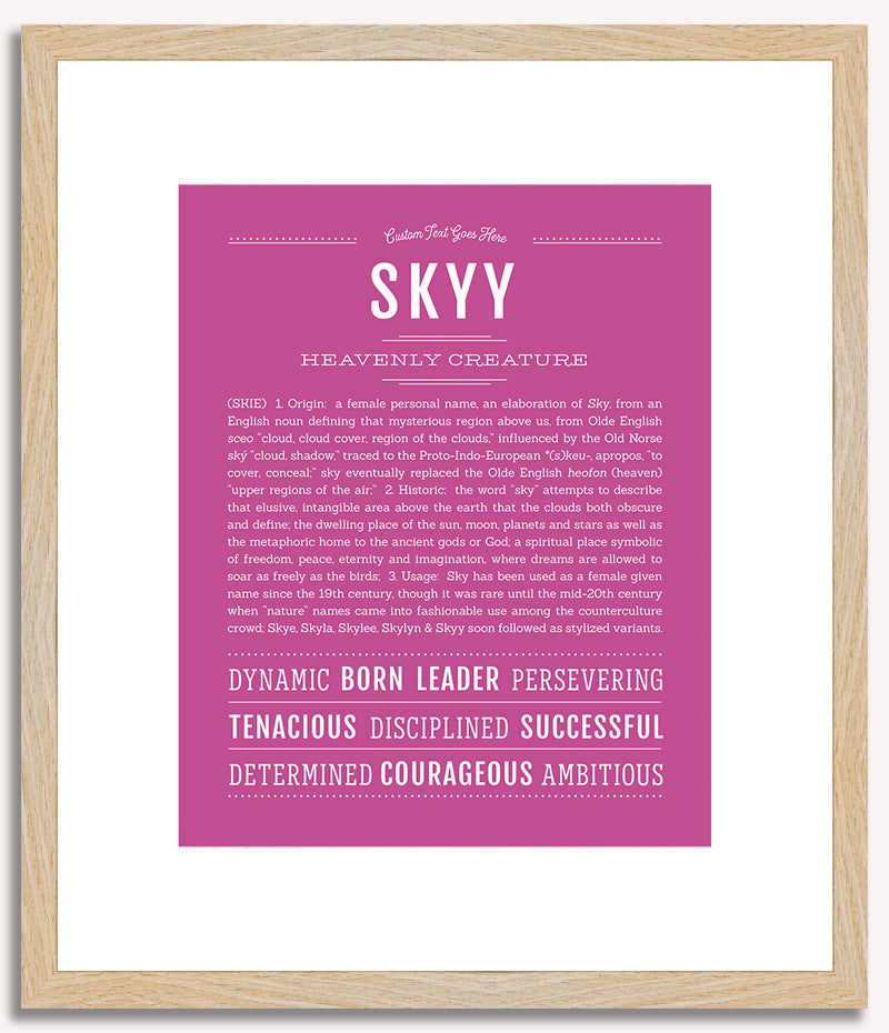 Skyy | Name Art Print