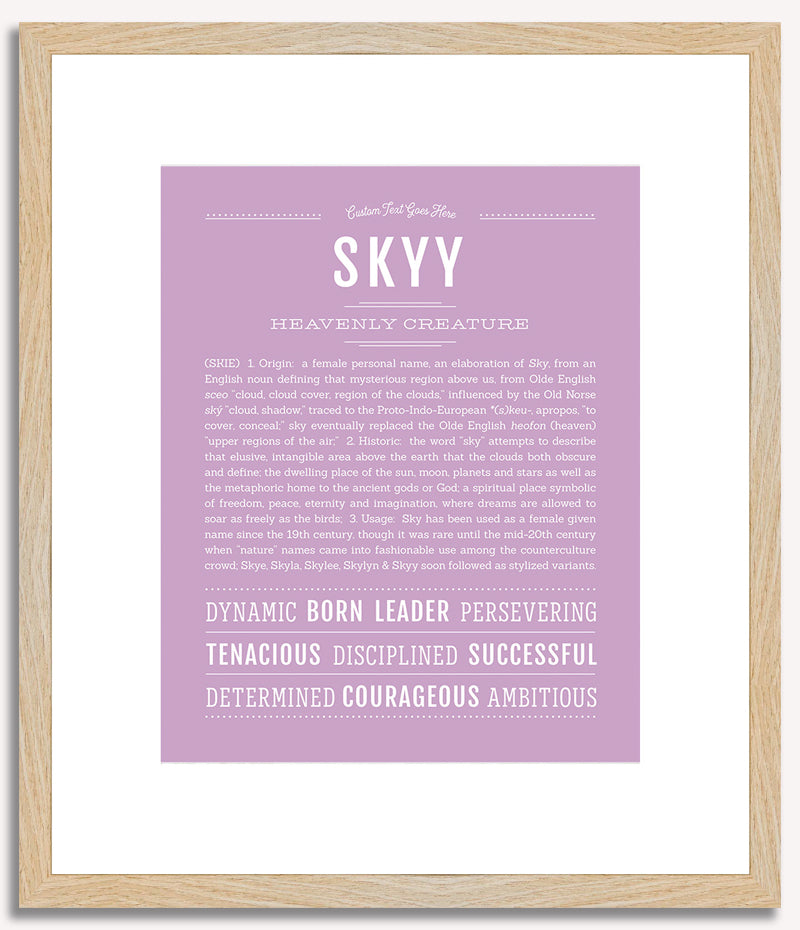 Skyy | Name Art Print