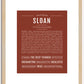 Sloan | Name Art Print