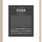 Sloan | Name Art Print