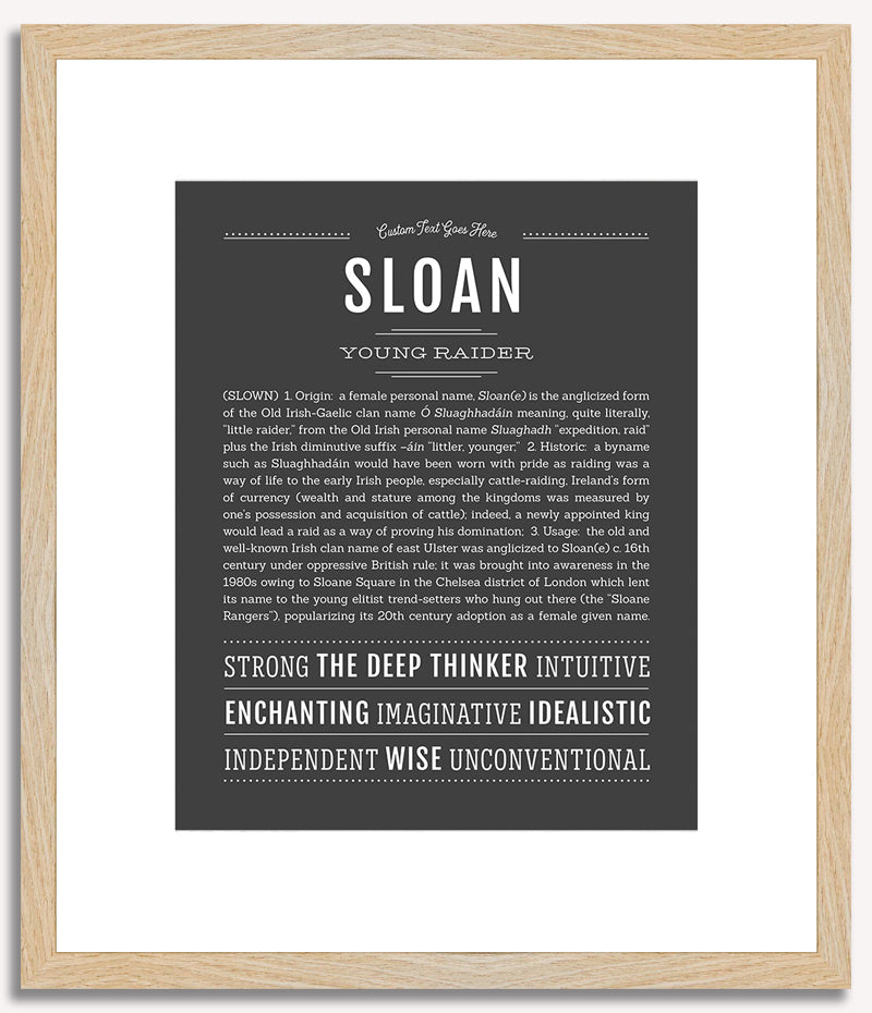 Sloan | Name Art Print