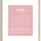 Sloan | Name Art Print