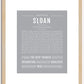 Sloan | Name Art Print