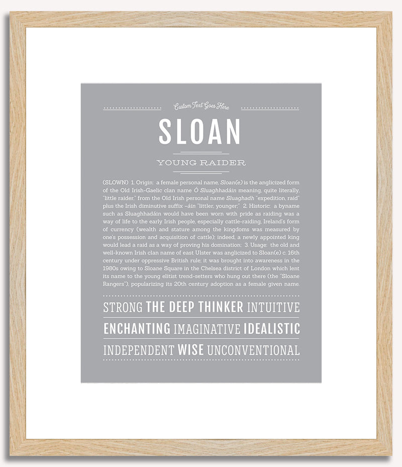 Sloan | Name Art Print