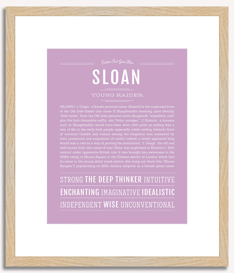 Sloan | Name Art Print