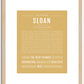 Sloan | Name Art Print