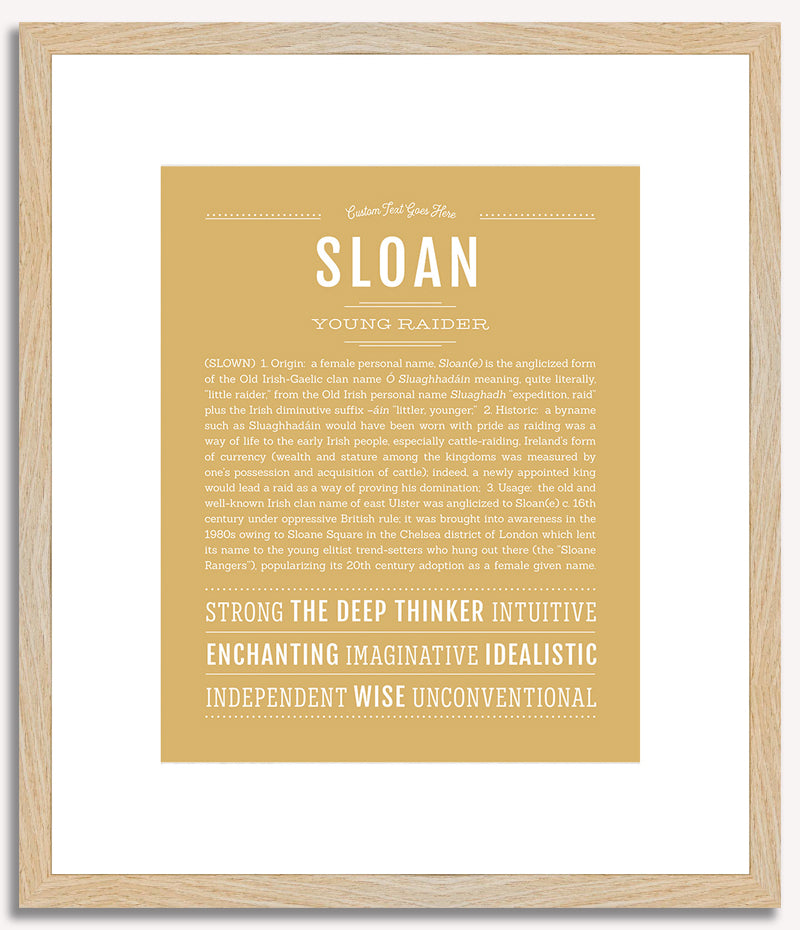 Sloan | Name Art Print