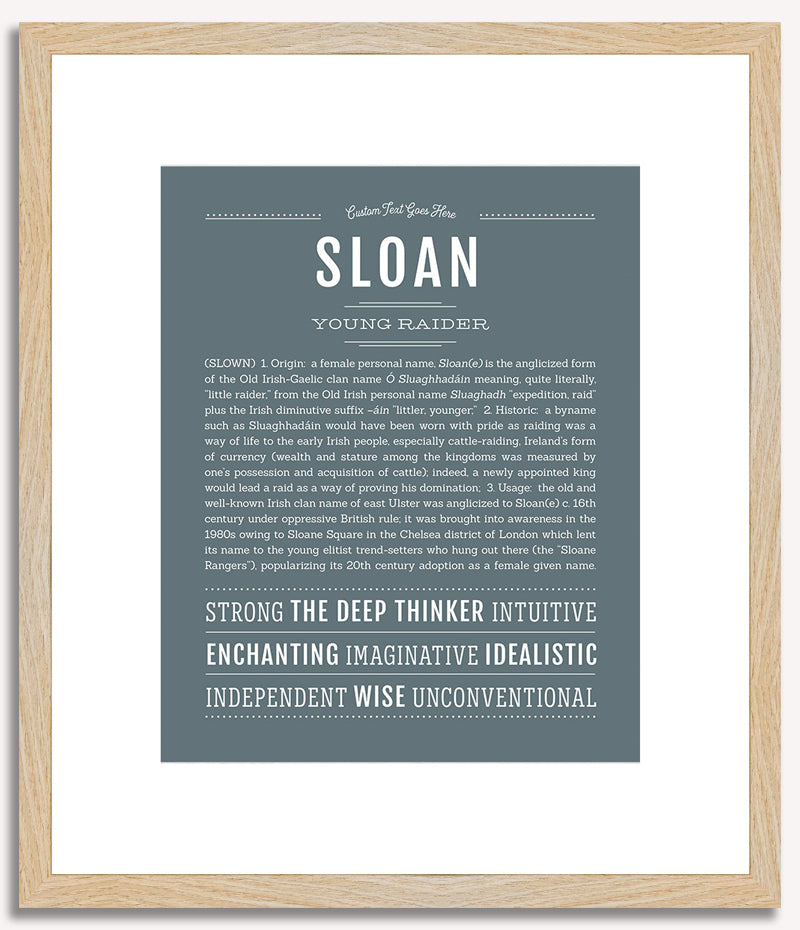 Sloan | Name Art Print