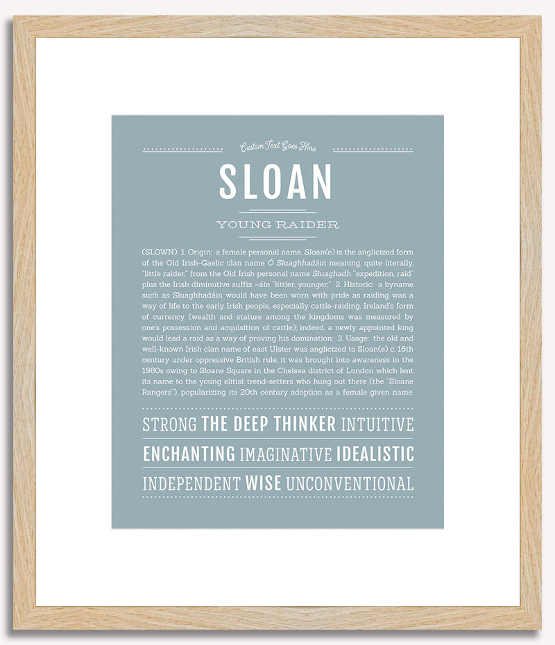 Sloan | Name Art Print