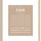 Sloan | Name Art Print