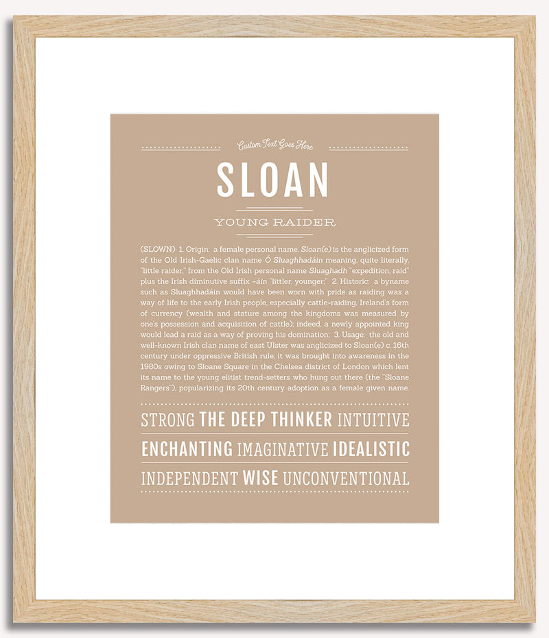 Sloan | Name Art Print