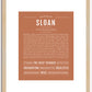 Sloan | Name Art Print