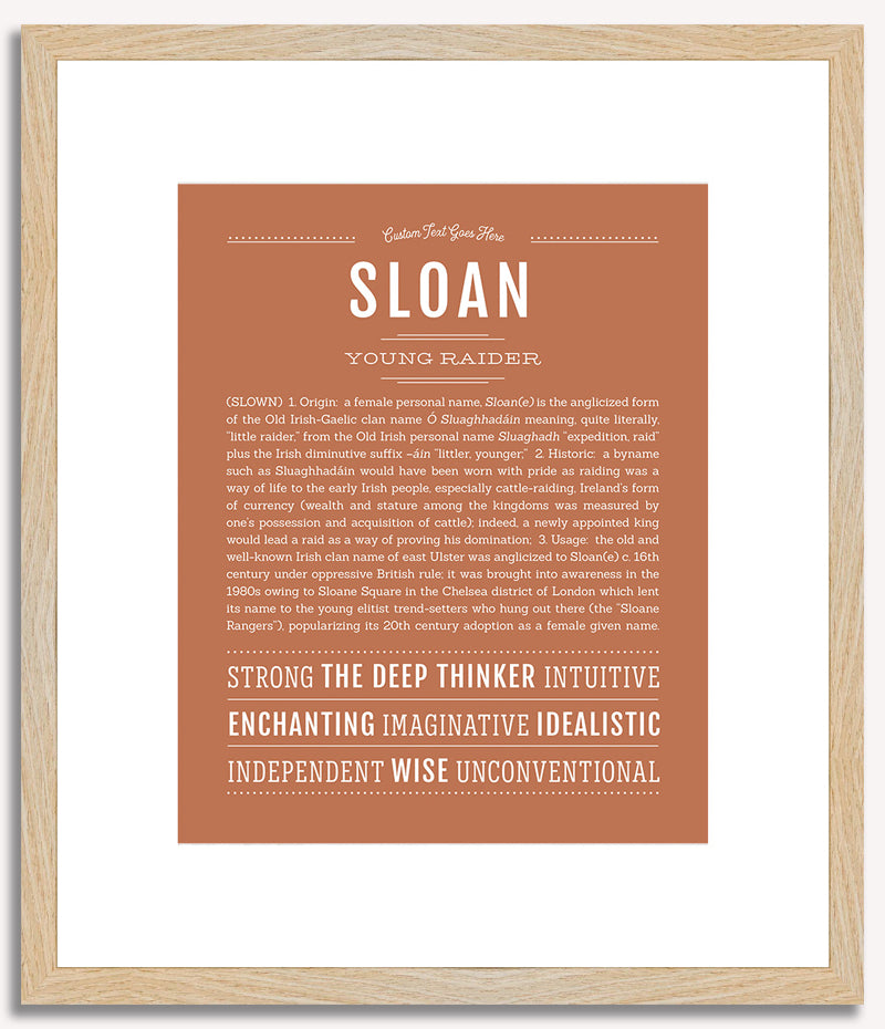 Sloan | Name Art Print